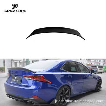 Custom Dry Carbon Fiber Rear Spoiler for Lexus IS250/IS350 F Sport Sedan (2014-2020)